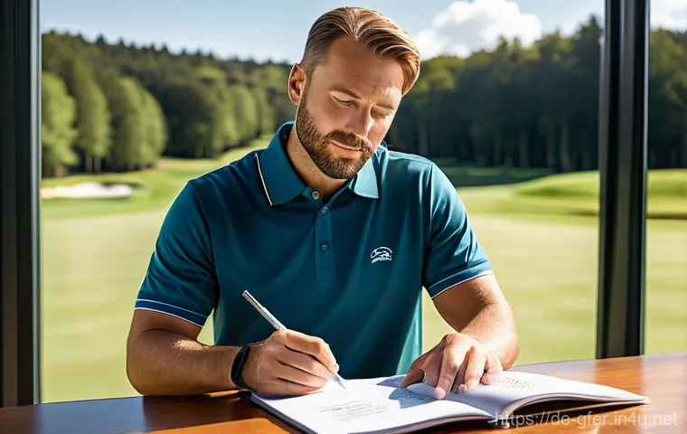 골프장과의 계약 협상 방법 - **Prompt 1: Strategic Golf Membership Negotiation**
"A well-dressed German man in his late 30s, ...