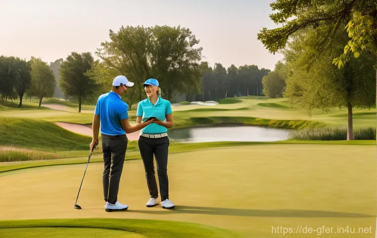 골프장과의 계약 협상 방법 - **Prompt 2: Vibrant Corporate Golf Event in Germany**
    "A dynamic scene at a corporate golf event...