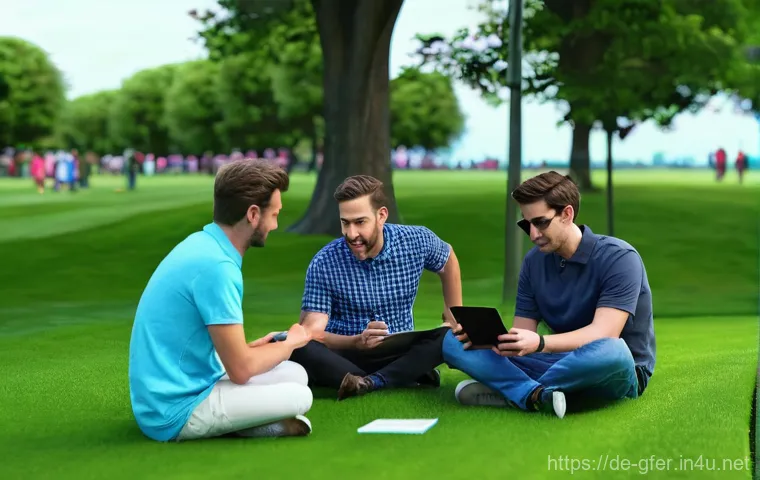 골프 레슨 마케팅 전략 - A professional, friendly male or female golf instructor, dressed in stylish but comfortable golf att...