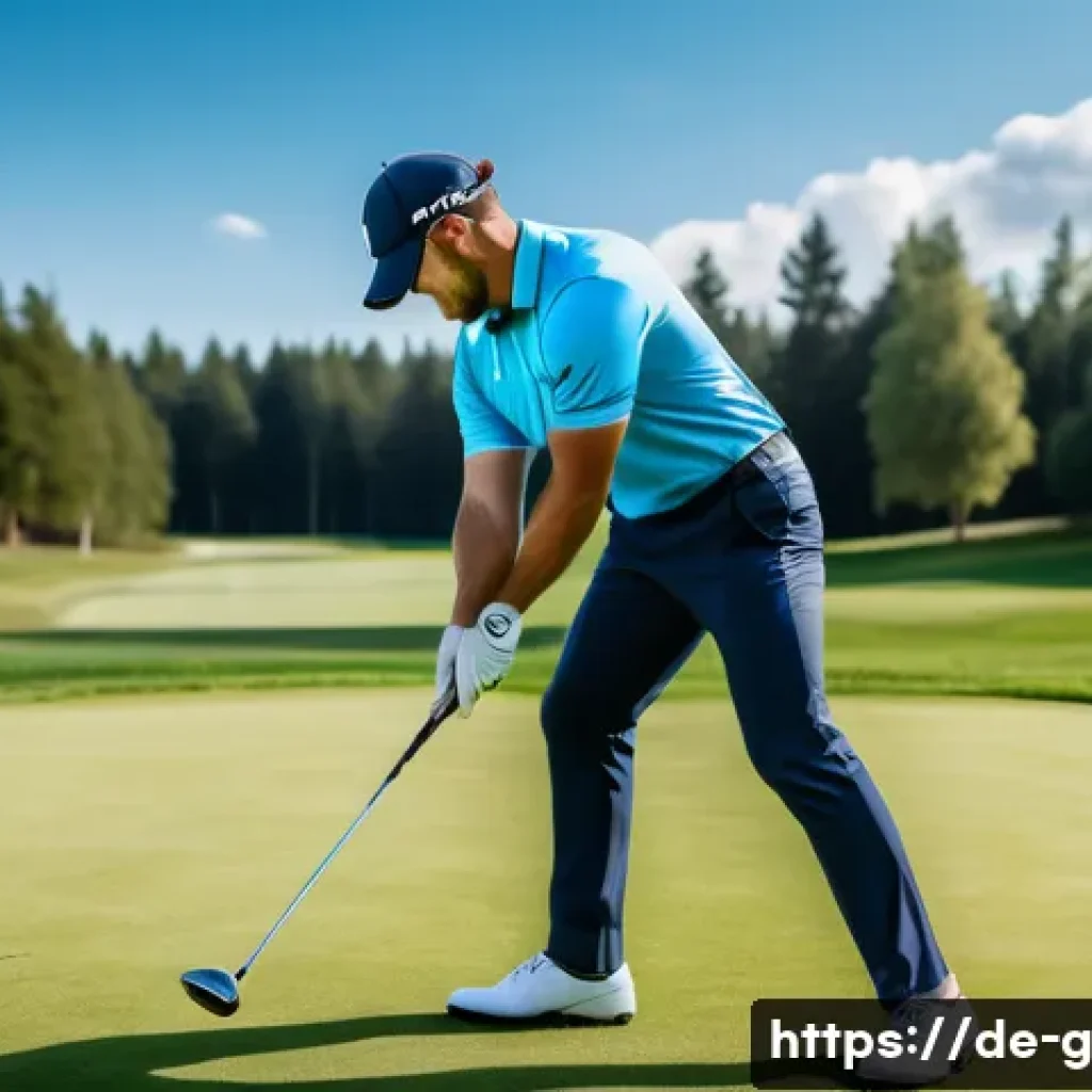 골프 연습장에서의 수업 운영 팁 - A professional golf training scene on a modern outdoor driving range in Germany during a sunny after...